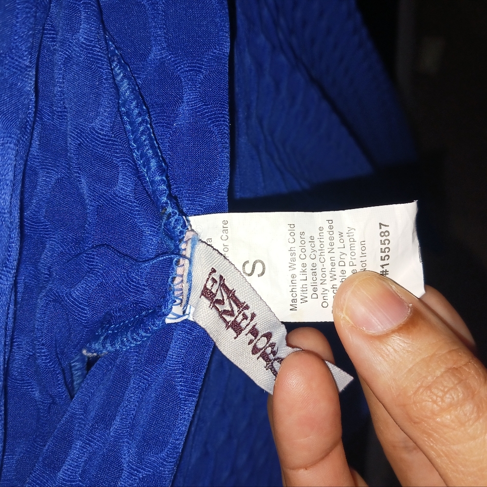 Emme Jordan Women butt lift fitness blue leggings - Picture 9 of 10